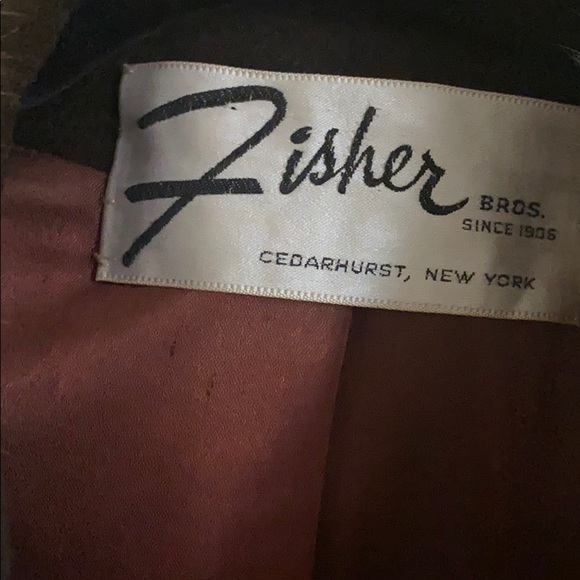 Fisher pea coat with real fur collar - Picture 4 of 16